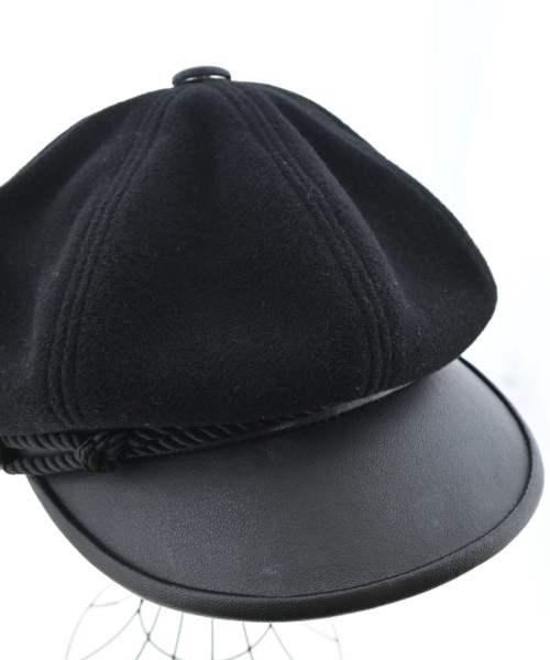 NEWYORK HAT&CAP（ニューヨークハットアンドキャップ）キャスケット 黒 サイズ:S レディース/2200699772105