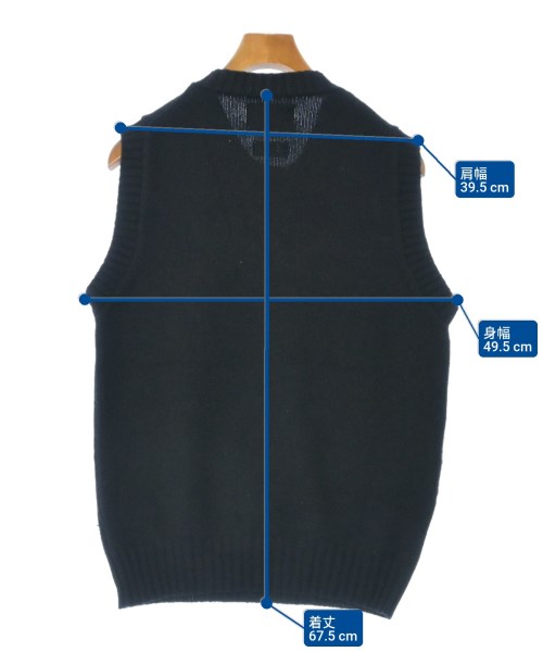 Corgi（コーギー）ベスト 黒 サイズ:M メンズ/2200646828053