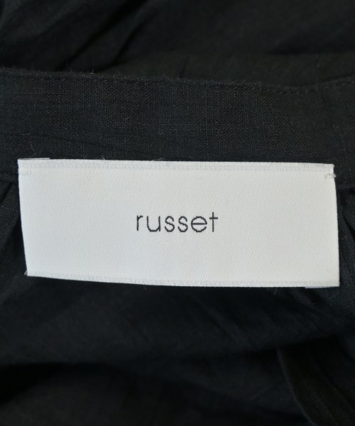 russet（ラシット）ブラウス 黒 サイズ:F レディース/2200708981047