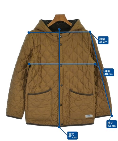 ARMEN（アーメン）ブルゾン 茶 サイズ:2(M位) メンズ/2200643707191