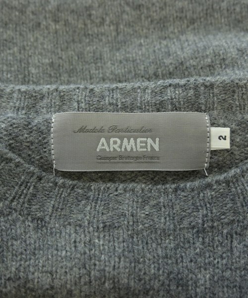 ARMEN（アーメン）ニット・セーター グレー サイズ:2(M位) レディース/2200617195016