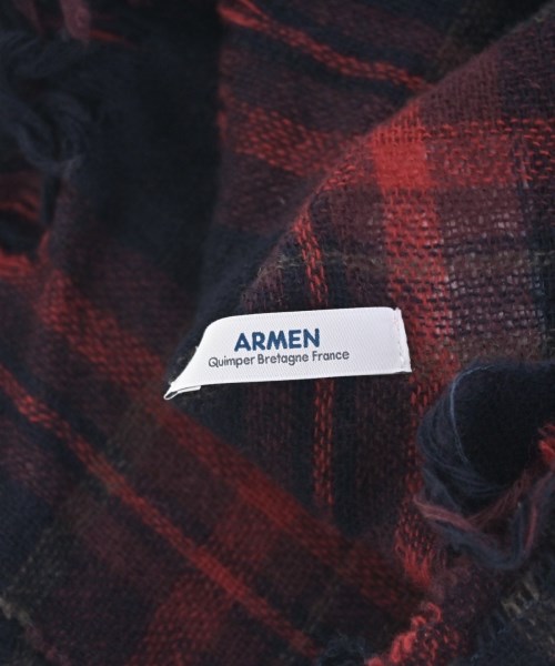 ARMEN（アーメン）ストール 赤 サイズ:- レディース/2200617195030
