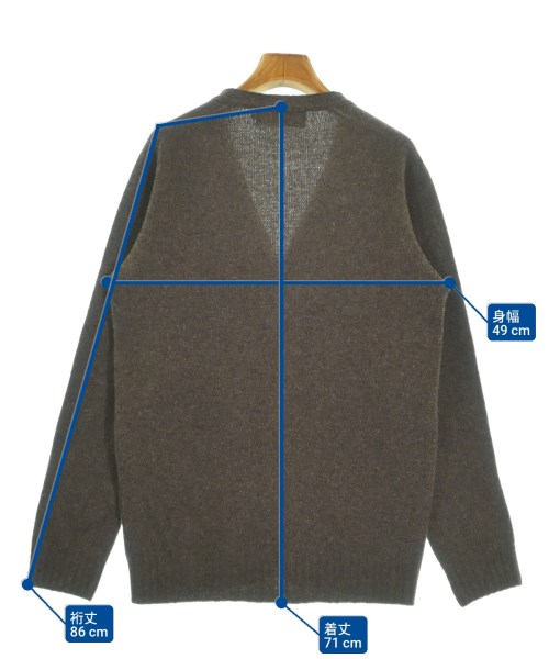 ARMEN（アーメン）カーディガン 茶 サイズ:3(L位) レディース/2200655394020