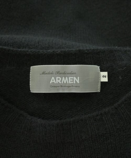 ARMEN（アーメン）ニット・セーター 黒 サイズ:2(M位) レディース/2200710642028