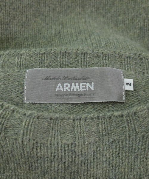 ARMEN（アーメン）ニット・セーター カーキ サイズ:2(M位) レディース/2200647228081