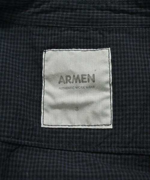 ARMEN（アーメン）シャツワンピース 紺 サイズ:3(L位) レディース/2200666219091