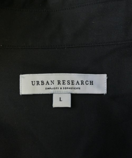 URBAN RESEARCH（アーバンリサーチ）カジュアルシャツ 黒 サイズ:L メンズ/2200633948238