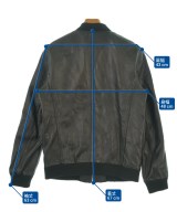 ITEMS URBAN RESEARCH（アイテムズアーバンリサーチ）ライダース 黒 サイズ:38(S位) メンズ/2200617625025