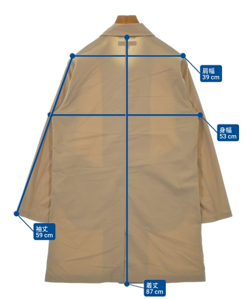 URBAN RESEARCH（アーバンリサーチ）ステンカラーコート ベージュ サイズ:M メンズ/2200631506027