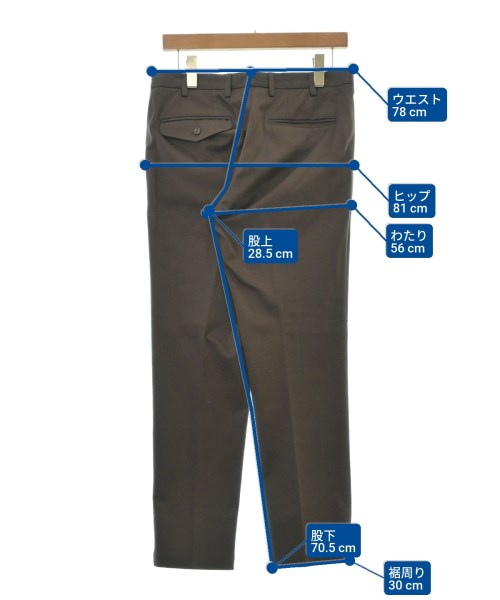 URBAN RESEARCH（アーバンリサーチ）スラックス 茶 サイズ:M メンズ/2200614068078