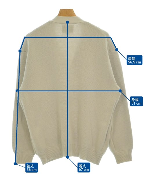 URBAN RESEARCH（アーバンリサーチ）カーディガン 白 サイズ:L メンズ/2200670943050