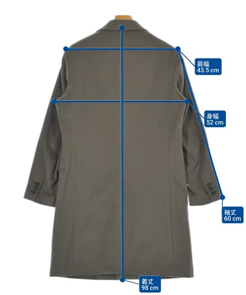 URBAN RESEARCH（アーバンリサーチ）チェスターコート カーキ サイズ:S メンズ/2200657098018