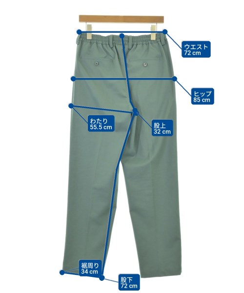 URBAN RESEARCH（アーバンリサーチ）スラックス 緑 サイズ:M メンズ/2200708038024