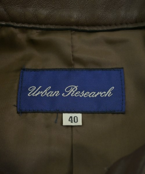 URBAN RESEARCH（アーバンリサーチ）ライダース 茶 サイズ:40(L位) メンズ/2200709753018