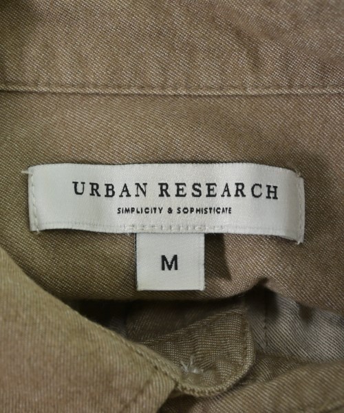 URBAN RESEARCH（アーバンリサーチ）カジュアルシャツ ベージュ サイズ:M メンズ/2200662776093