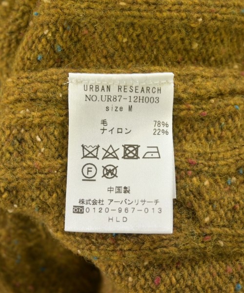 URBAN RESEARCH（アーバンリサーチ）ニット・セーター 黄 サイズ:M メンズ/2200725069025