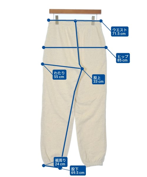 HOSU.ATPD（ホス）スウェットパンツ 白 サイズ:F レディース/2200655195085