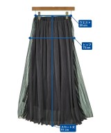 Q（キュー）ロング・マキシ丈スカート 黒 サイズ:2(M位) レディース/2200611910042