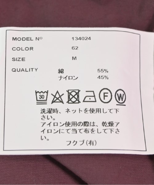 YAECA（ヤエカ）その他 赤 サイズ:M メンズ/2200475438027