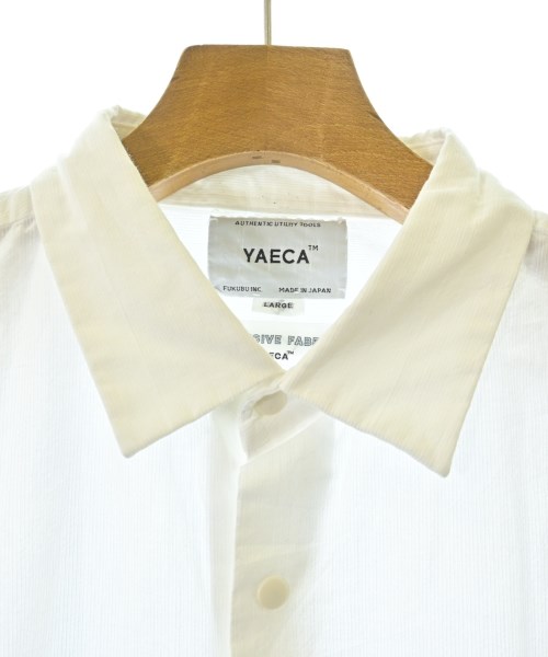 YAECA（ヤエカ）カジュアルシャツ 白 サイズ:L メンズ/2200636755154