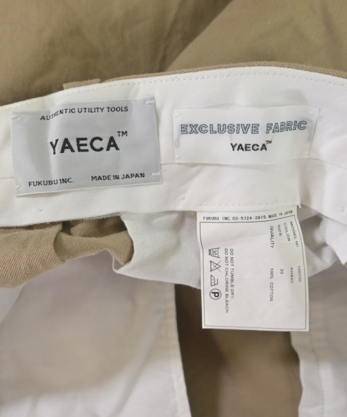 YAECA（ヤエカ）チノパン ベージュ サイズ:30(M位) メンズ/2200637403078