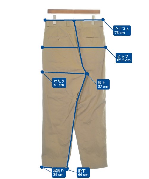 YAECA（ヤエカ）チノパン ベージュ サイズ:30(M位) メンズ/2200637403078