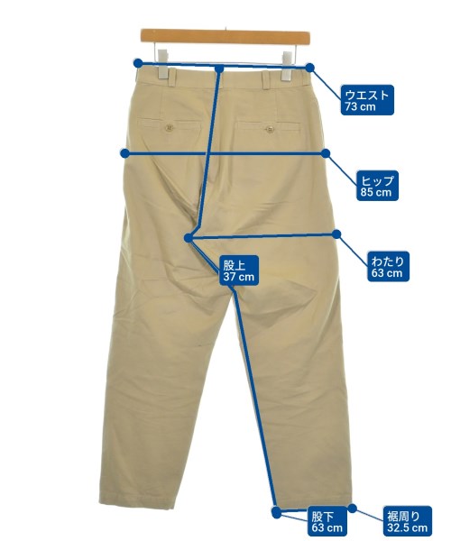 YAECA（ヤエカ）チノパン ベージュ サイズ:29(S位) メンズ/2200627879029