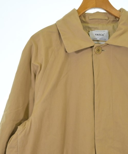YAECA（ヤエカ）ステンカラーコート ベージュ サイズ:L メンズ/2200626684020