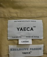 YAECA（ヤエカ）カジュアルシャツ ベージュ サイズ:L メンズ/2200626684068