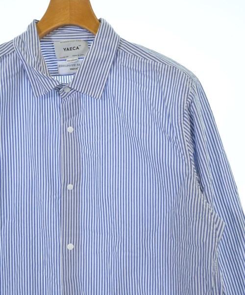 YAECA（ヤエカ）カジュアルシャツ 青 サイズ:XL メンズ/2200626684082