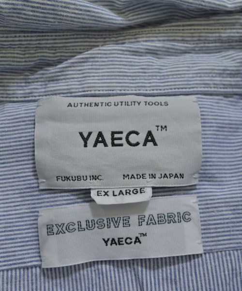 YAECA（ヤエカ）カジュアルシャツ 青 サイズ:XL メンズ/2200626684112