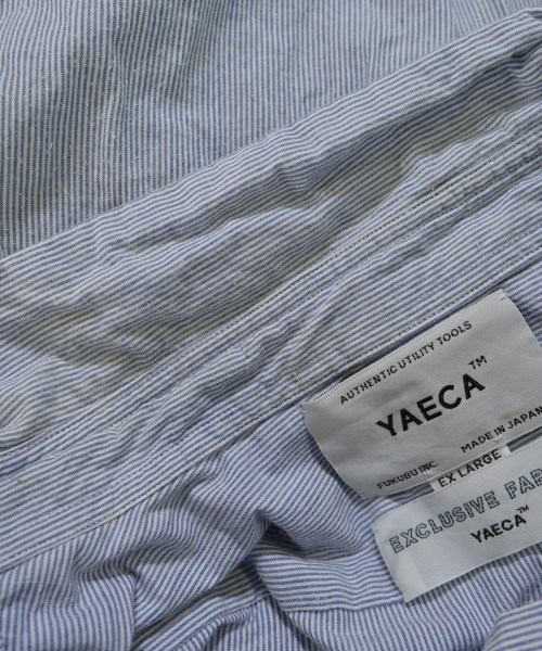 YAECA（ヤエカ）カジュアルシャツ 青 サイズ:XL メンズ/2200626684112