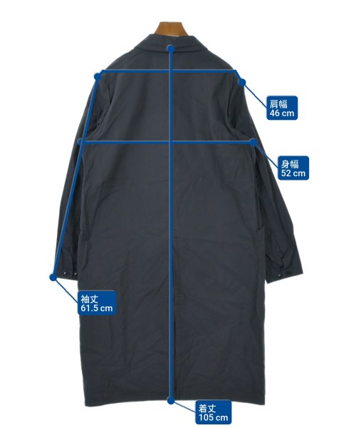 YAECA（ヤエカ）ステンカラーコート グレー サイズ:M メンズ/2200634582059