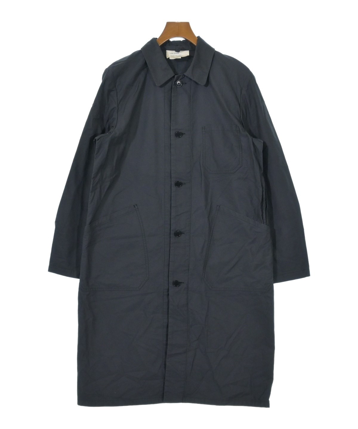 YAECA（ヤエカ）ステンカラーコート グレー サイズ:M メンズ