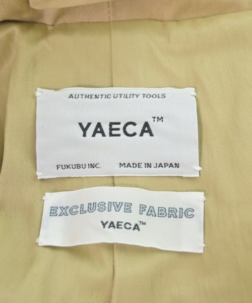 YAECA（ヤエカ）ステンカラーコート ベージュ サイズ:M メンズ/2200644655019