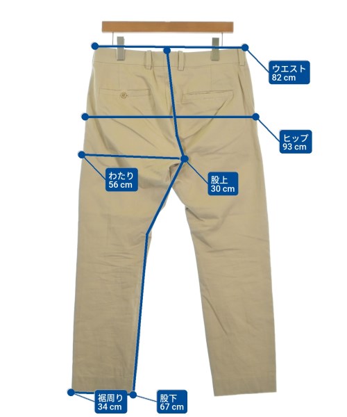 YAECA（ヤエカ）チノパン ベージュ サイズ:32(L位) メンズ/2200543489043