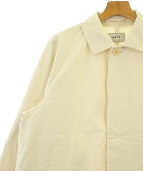YAECA（ヤエカ）ステンカラーコート 白 サイズ:S メンズ/2200620397025