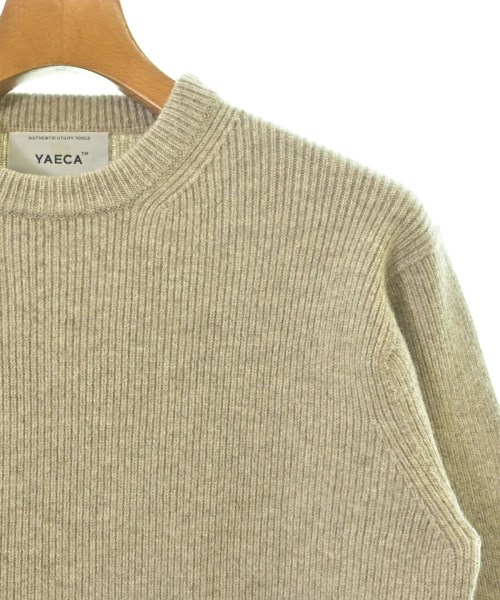 YAECA（ヤエカ）ニット・セーター ベージュ サイズ:S メンズ/2200623425015