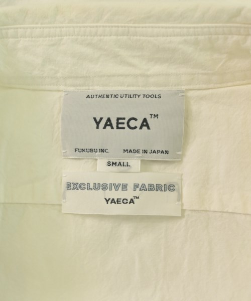 YAECA（ヤエカ）カジュアルシャツ 白 サイズ:S メンズ/2200624984047