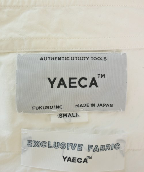 YAECA（ヤエカ）カジュアルシャツ 白 サイズ:S メンズ/2200625260041