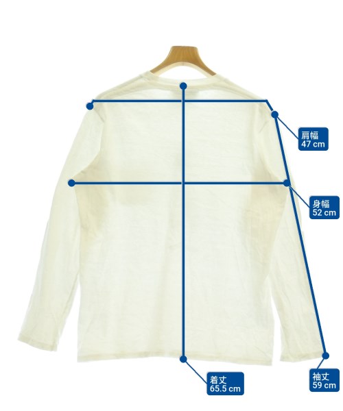 YAECA（ヤエカ）Tシャツ・カットソー 白 サイズ:-(M位) メンズ/2200628263063