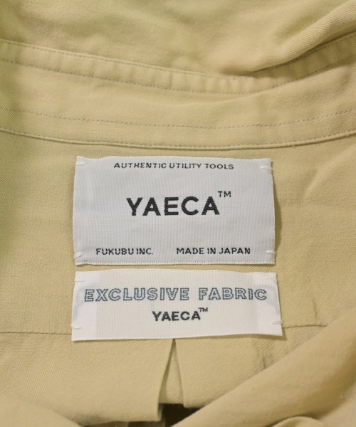 YAECA（ヤエカ）カジュアルシャツ ベージュ サイズ:XS メンズ/2200613363105