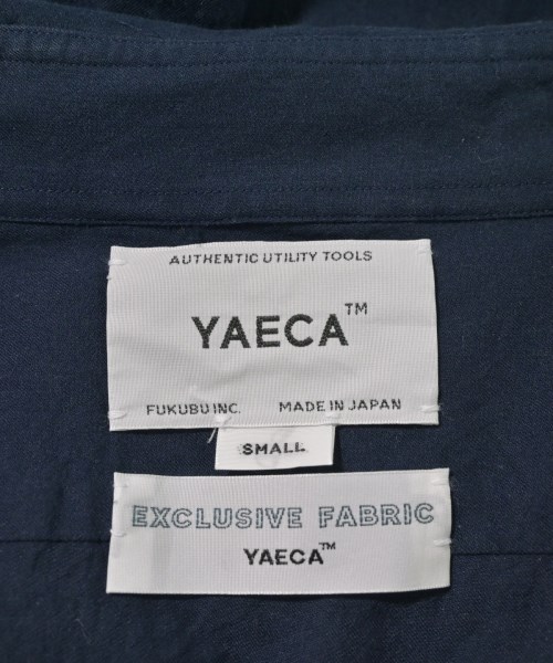 YAECA（ヤエカ）カジュアルシャツ 紺 サイズ:S メンズ/2200613363112