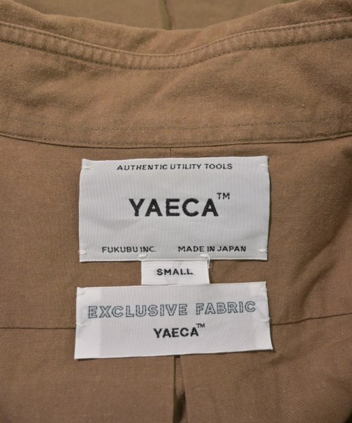 YAECA（ヤエカ）カジュアルシャツ 茶 サイズ:S メンズ/2200613363136
