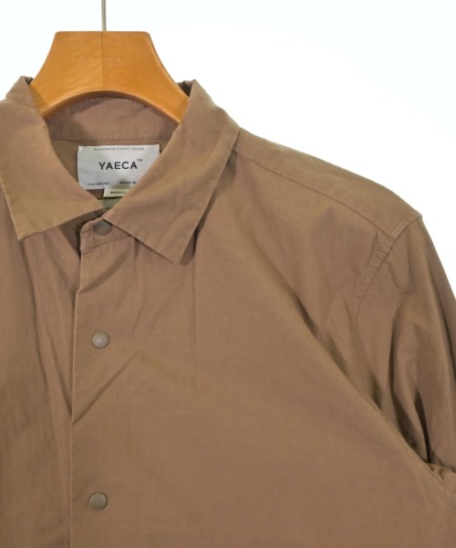 YAECA（ヤエカ）カジュアルシャツ 茶 サイズ:S メンズ/2200613363136