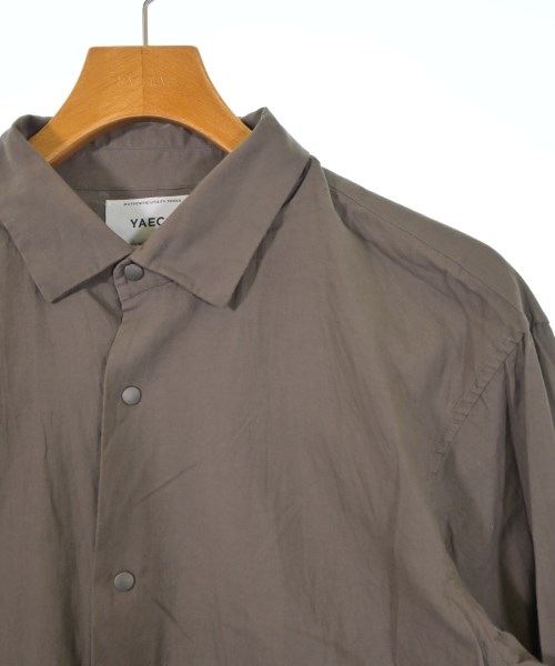 YAECA（ヤエカ）カジュアルシャツ 茶 サイズ:S メンズ/2200613363143