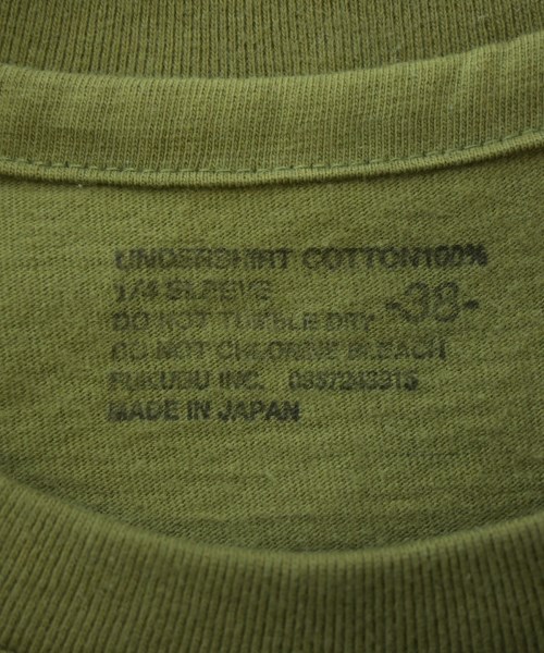 YAECA（ヤエカ）Tシャツ・カットソー カーキ サイズ:38(M位) メンズ/2200613363266