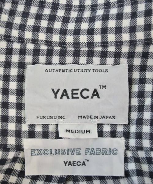 YAECA（ヤエカ）カジュアルシャツ 黒 サイズ:M メンズ/2200613431040