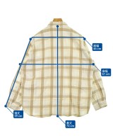 YAECA（ヤエカ）カジュアルシャツ ベージュ サイズ:S メンズ/2200620088107