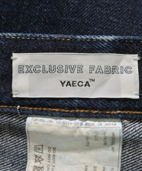 YAECA（ヤエカ）デニムパンツ 青 サイズ:29(S位) メンズ/2200602855048